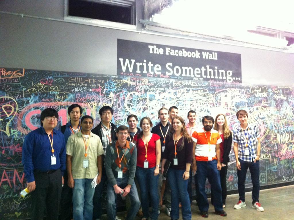My first time visiting the Facebook campus.